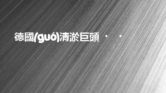 德國(guó)清淤巨頭，污水管道的救星！